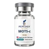 MOTS-c 10 MG research peptide vial by Peplogy